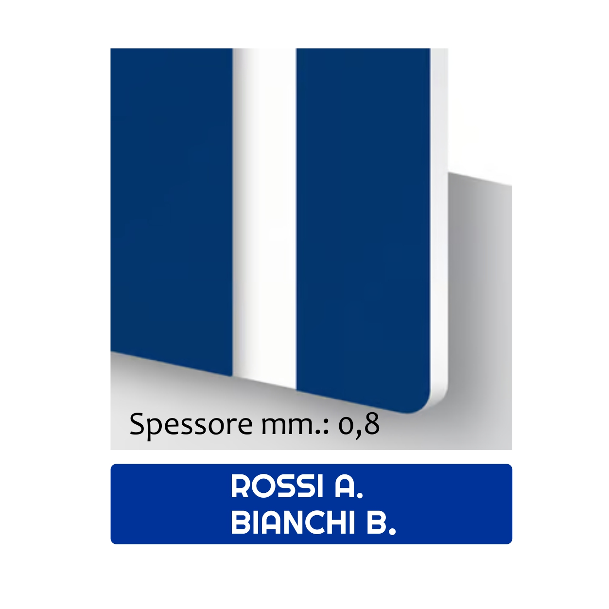 Targhette per citofono a colori personalizzate