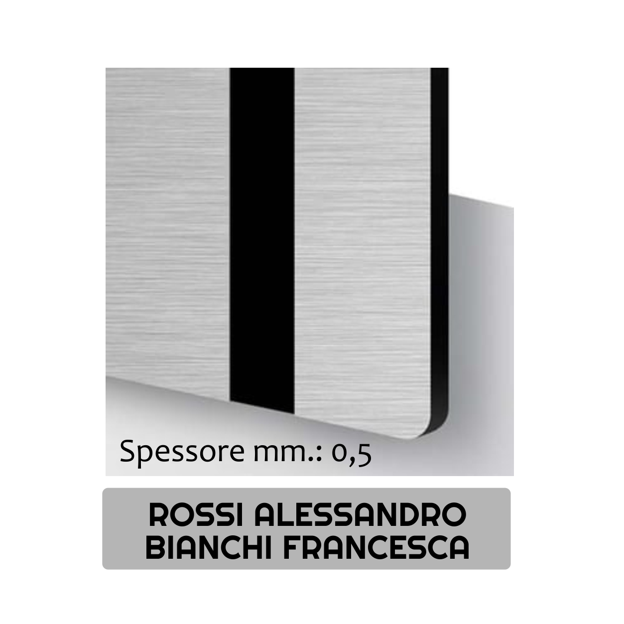 Targhette per citofono a colori personalizzate