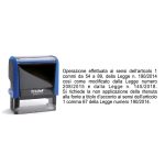 Trodat Printy 4913 - 57X21 mm - Timbro per il regime forfettario