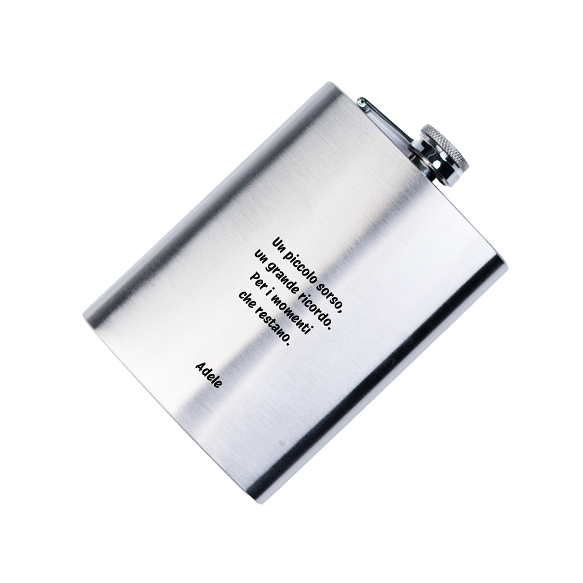Fiaschetta in acciaio inox personalizzabile