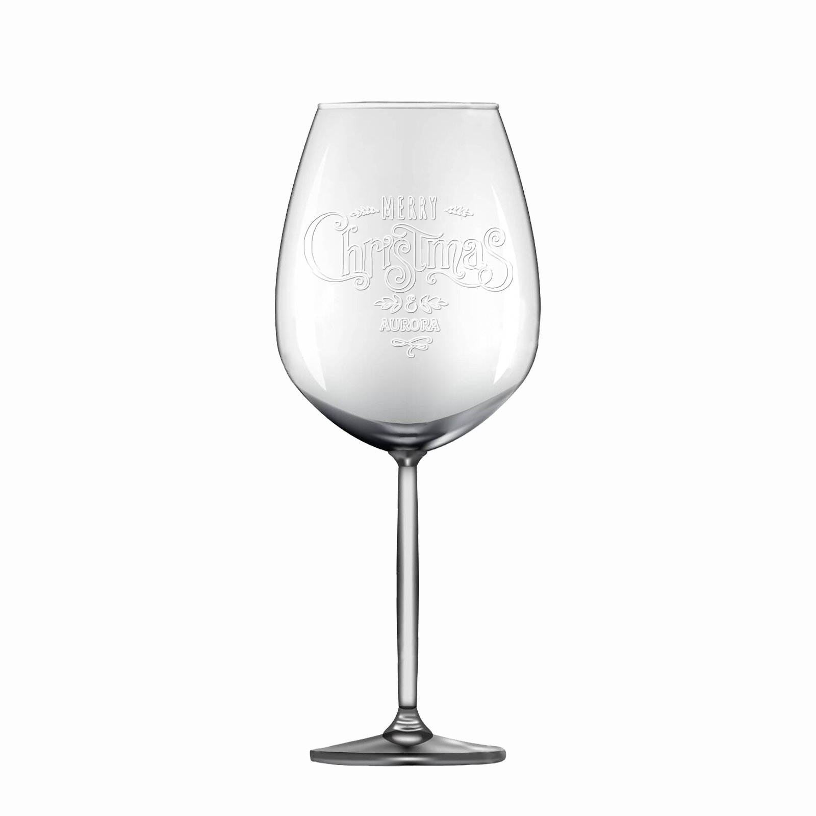 bicchiere personalizzato con incisione - Buon Natale