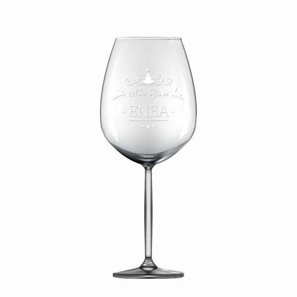 bicchiere personalizzato con incisione - buon anno