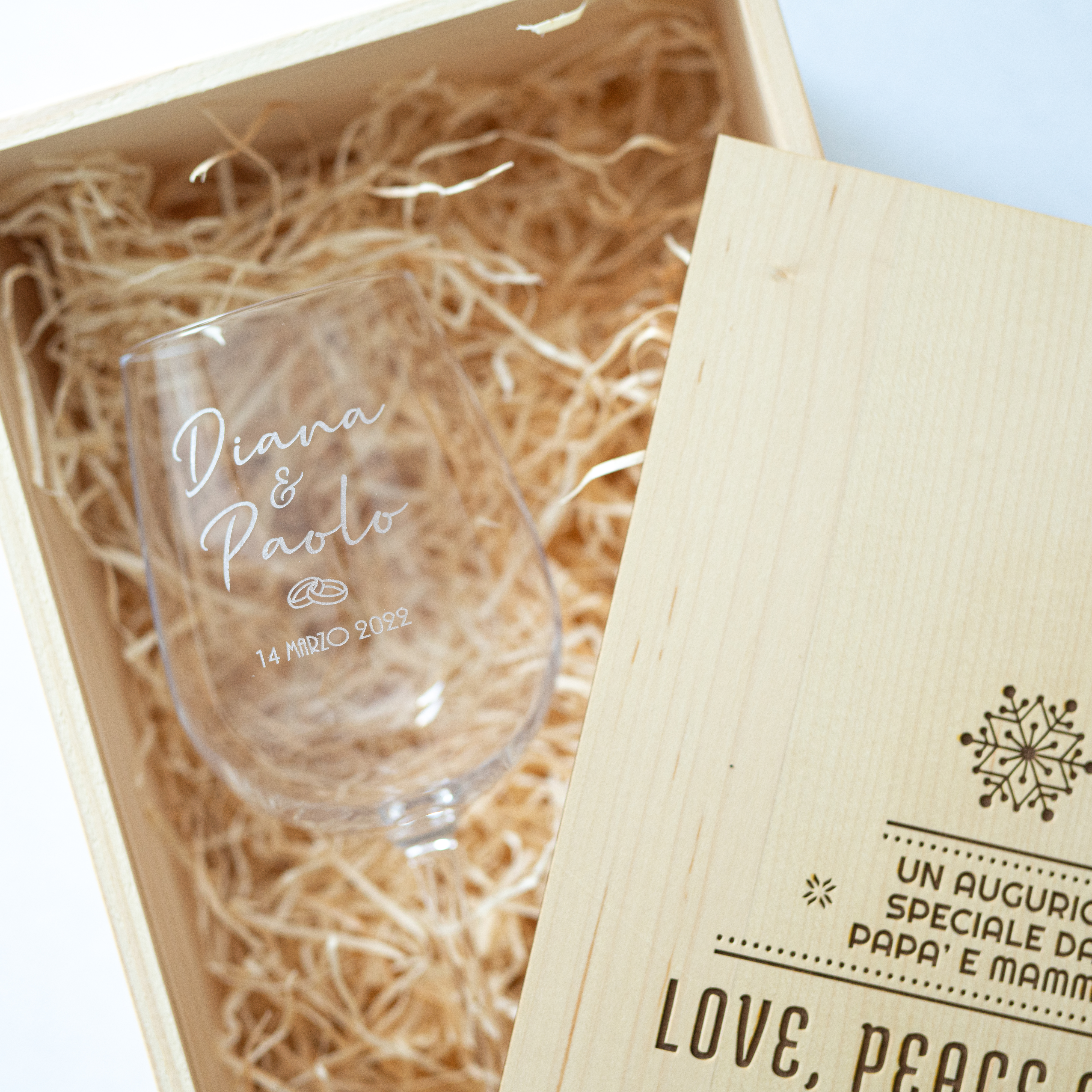 cassetta legno personalizzabile con calice