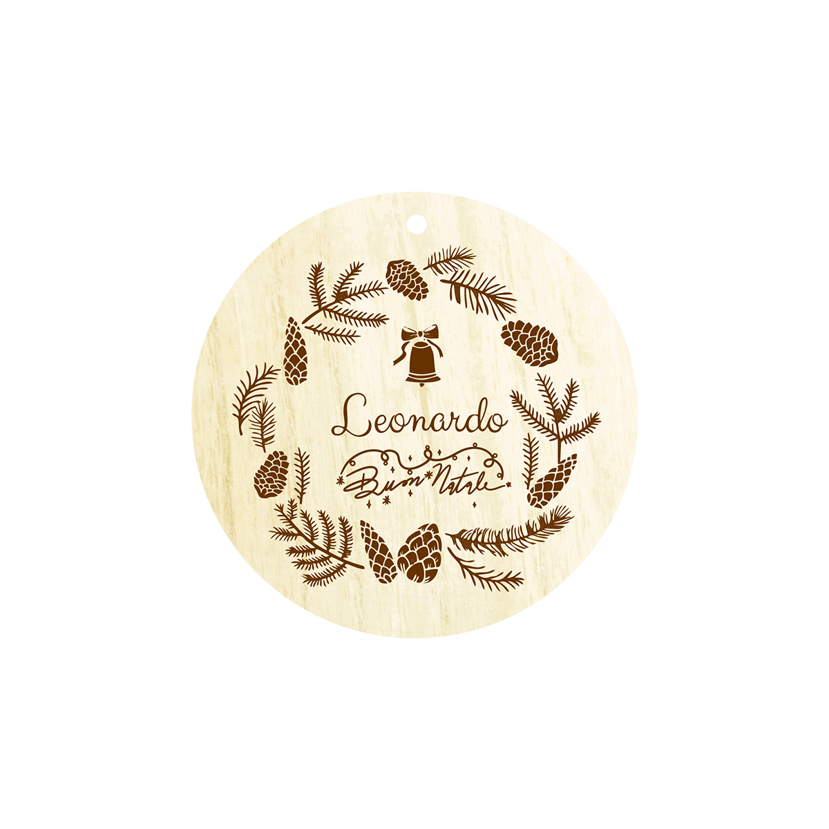 decorazione di natale personalizzata in legno decorazioni albero di natale personalizzate