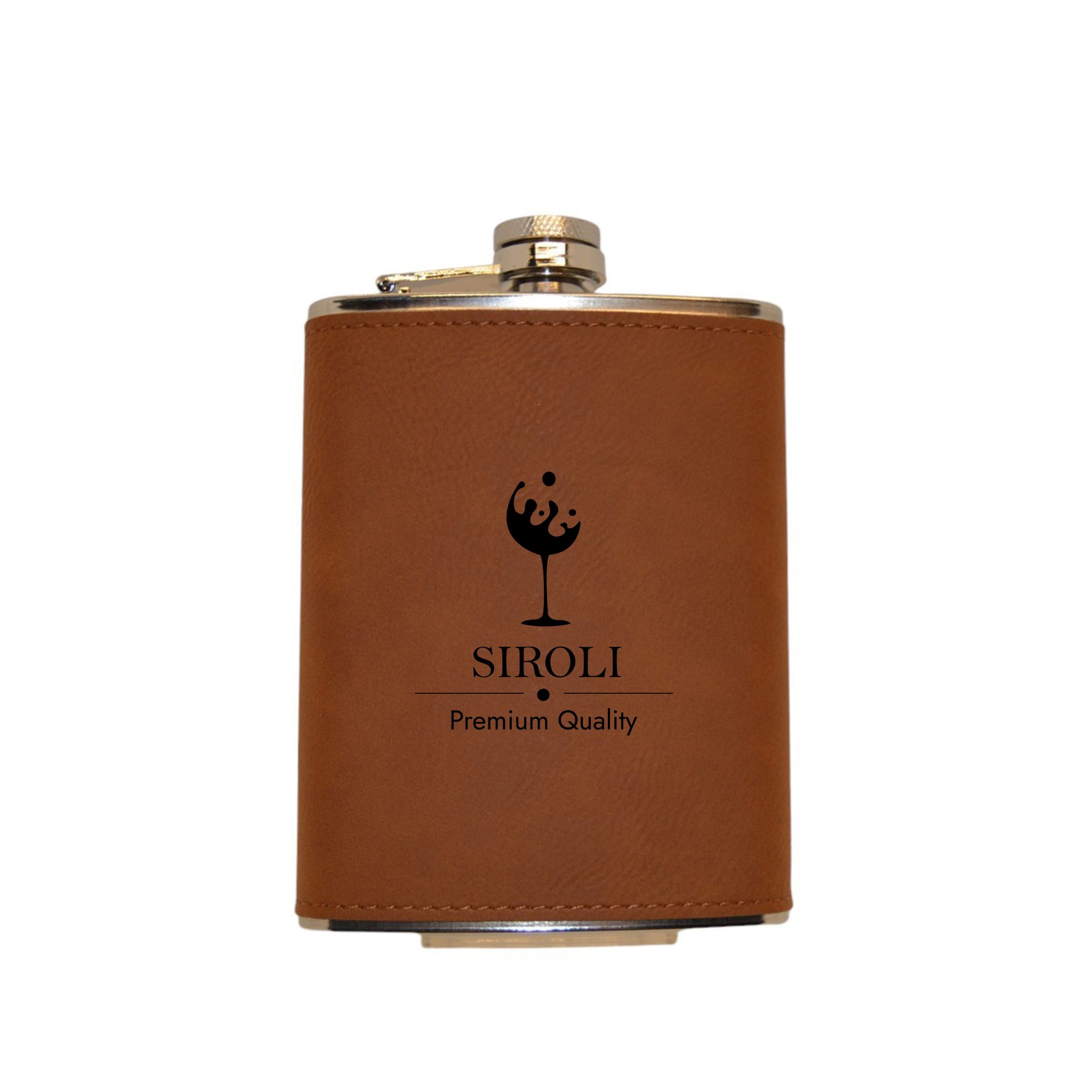 Fiaschetta inox personalizzabile con incisione laser