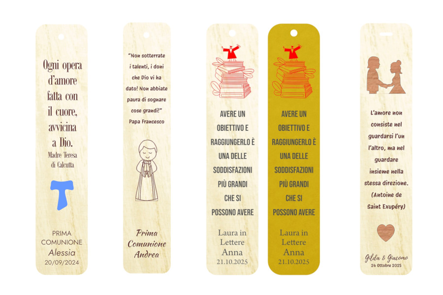 segnaposto personalizzati per eventi