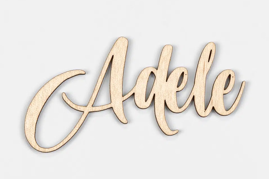segnaposto personalizzato in legno