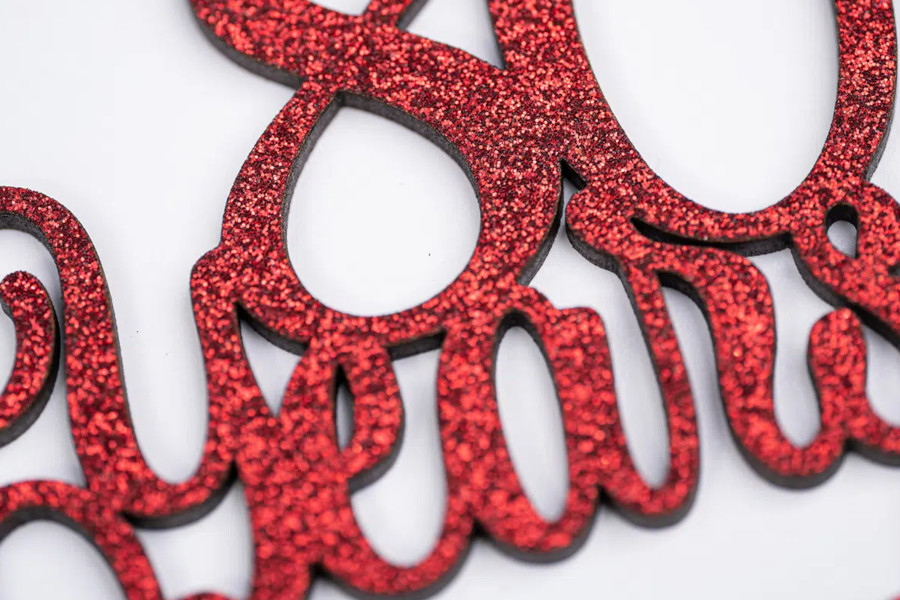 cake topper acrilico glitter