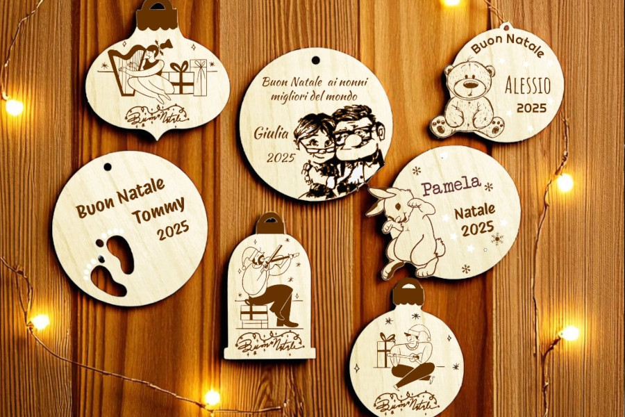 addobbi natalizi personalizzati per albero di natale