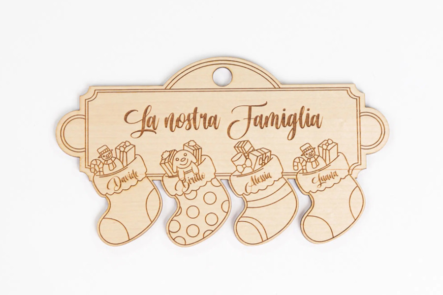 decorazioni natalizie in legno