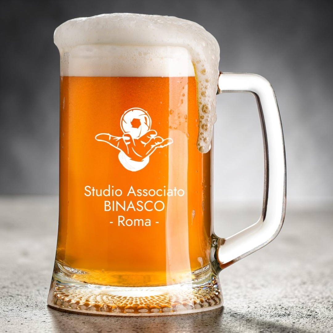 Boccale di Birra personalizzato con incisione laser - 51 cl