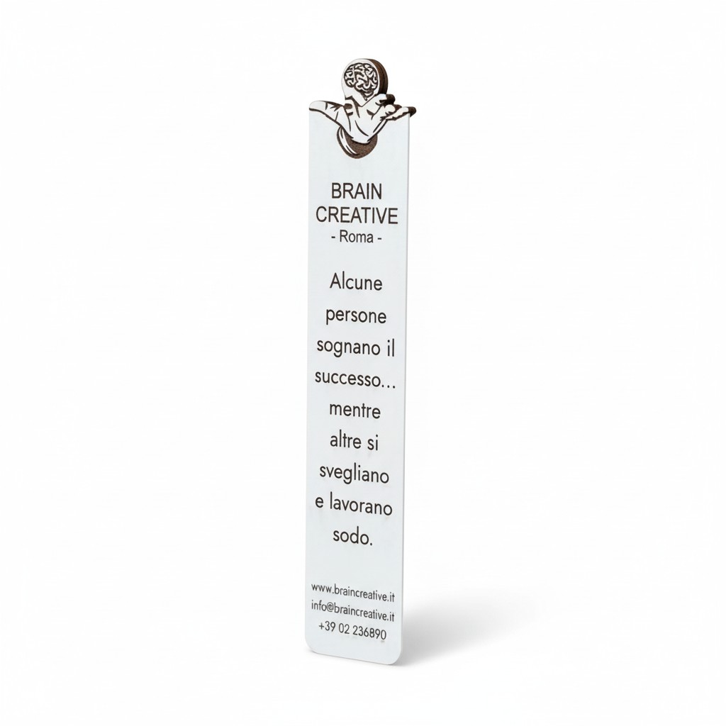 segnalibro in legno personalizzato - gadget aziendale