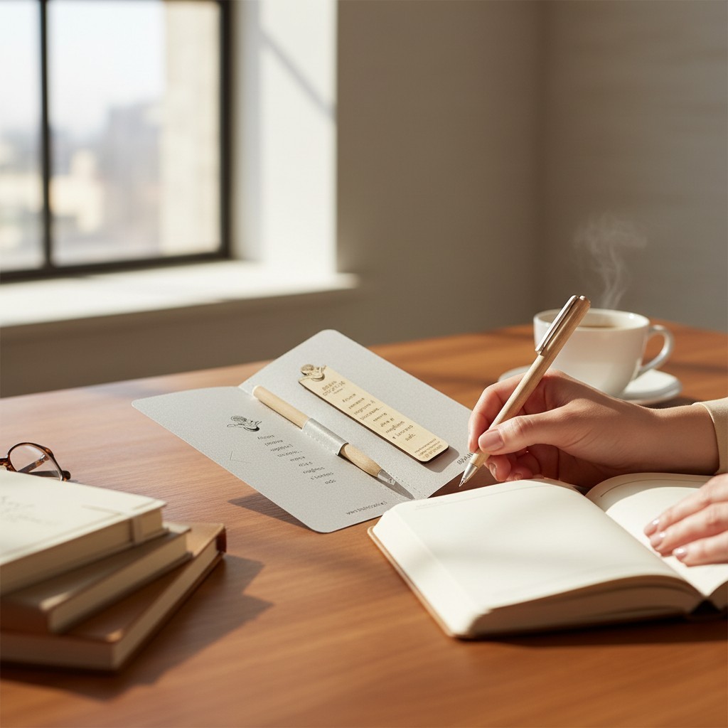 segnalibro in legno personalizzato - gadget aziendale